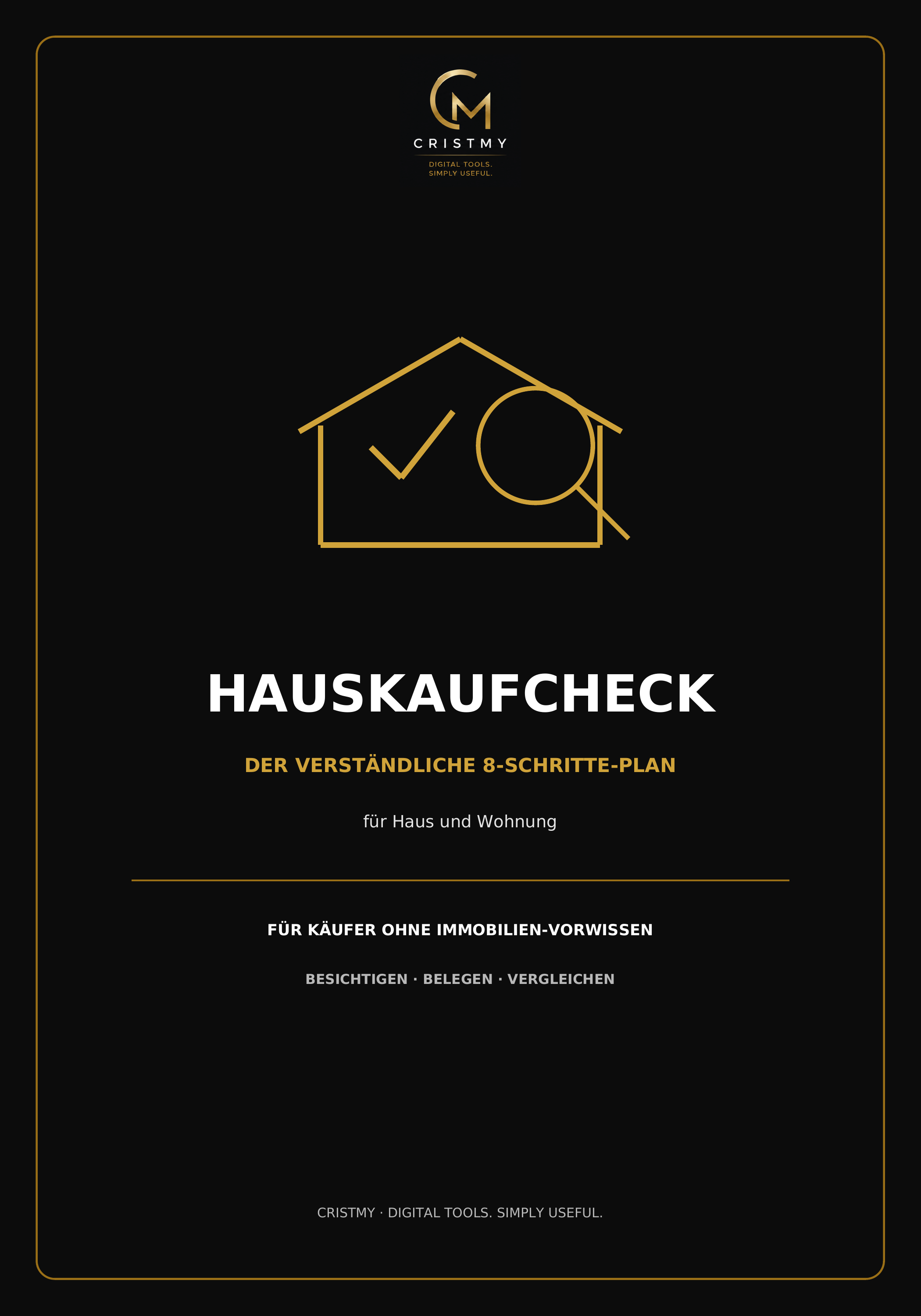 Originalcover des CRISTMY Buchs HauskaufCheck